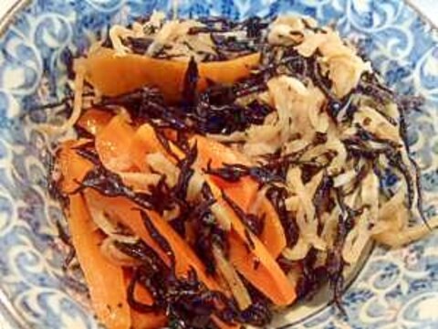 電子レンジだけで～切干大根とひじきの煮物